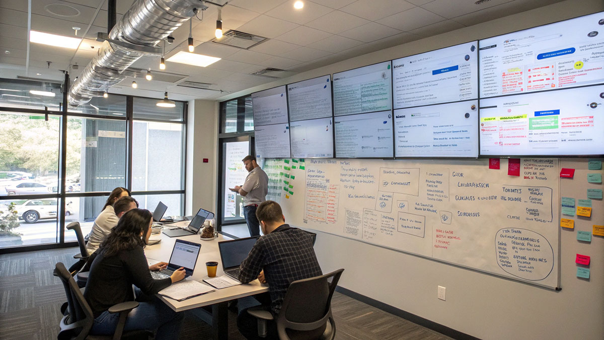 Volunteer coordination war room